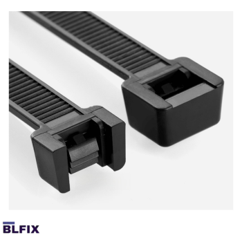 Abraçadeira Nylon Preto 2,5X200mm 100 Peças