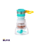 Arejador de Torneira Plástico 8cm Com Filtro Articulado Azul